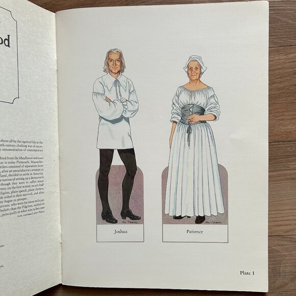 Paper doll book, American Family of the Pilgrim Period - Picture 3 of 8